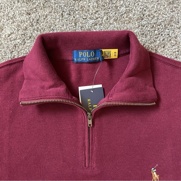 Polo Ralph Lauren Men’s 1/4 Zip Sweater Size Small - Picture 3 of 5